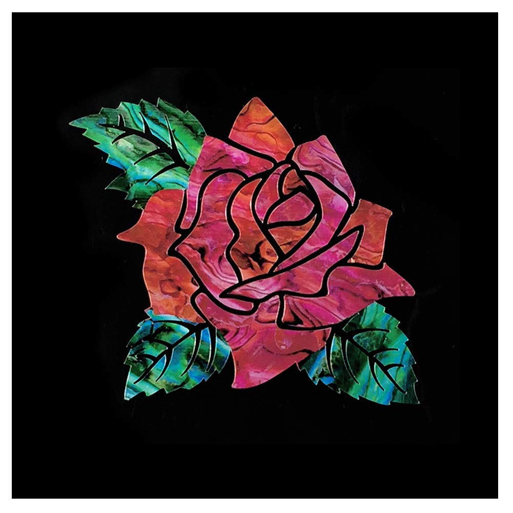 M様♡バラ売り　ステッカー Amazon | シマロンの薔薇/ギター 楽器に貼るインレイステッカー